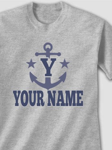 Nautical Monogram : Printed T-Shirts