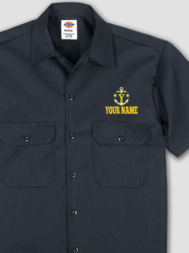 Nautical Monogram : Embroidered Work Shirts