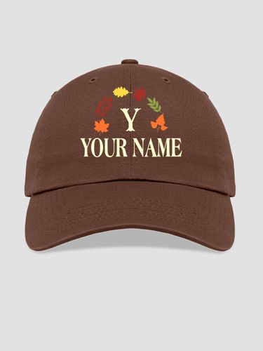 Fall Monogram : Embroidered Baseball Hats