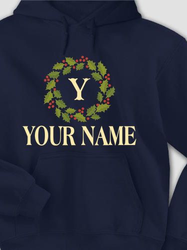 Christmas Monogram : Printed Hoodies