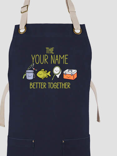 Better Together Fishing : Printed Canvas Work Aprons