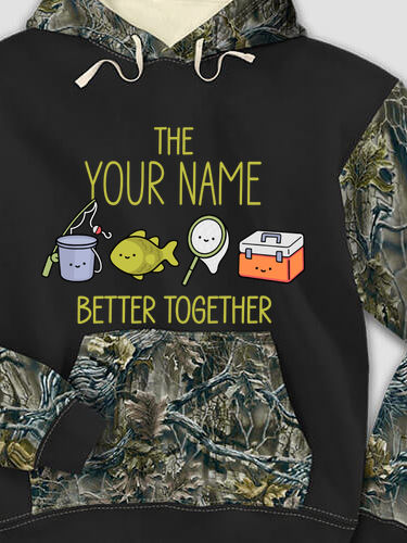 Better Together Fishing : Printed 2-Tone Camo Hoodies