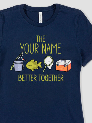 Better Together Fishing : Premium Ladies T-Shirts