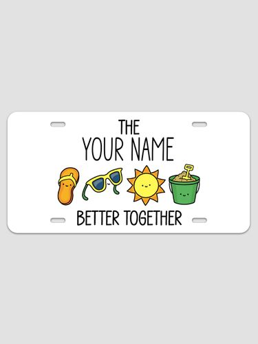 Better Together Vacation : License Plates