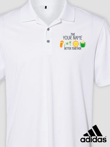 Better Together Vacation : Embroidered Adidas&reg; Polo Shirts