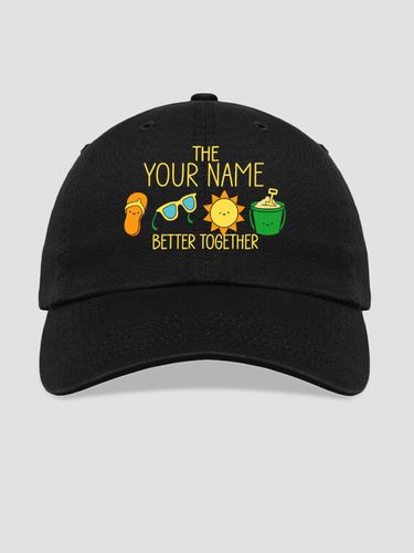 Better Together Vacation : Embroidered Baseball Hats