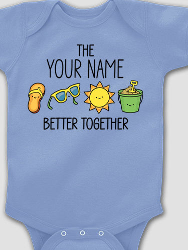 Better Together Vacation : Printed Baby Bodysuits