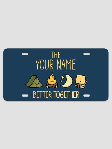 Better Together Camping : License Plates