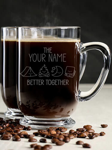 Better Together Camping : Coffee Mugs - Engraved