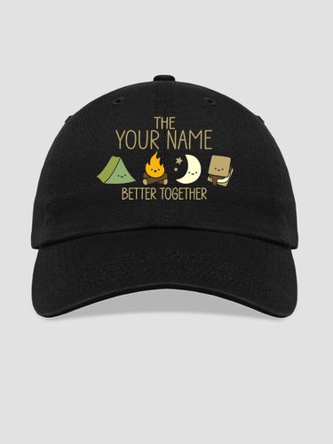 Better Together Camping : Embroidered Baseball Hats