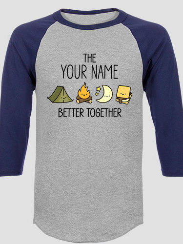 Better Together Camping : Printed Raglan Shirts