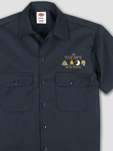 Better Together Camping : Embroidered Work Shirts
