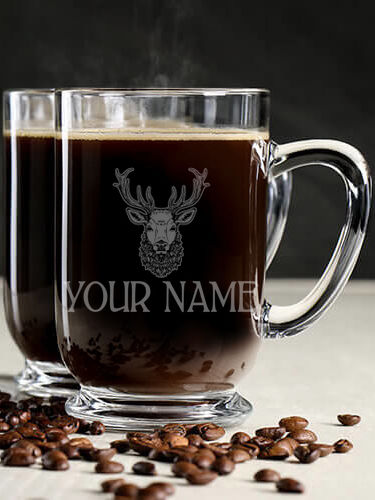 Old Stag : Coffee Mugs - Engraved