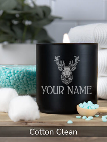 Old Stag : 11oz. Engraved Scented Candles