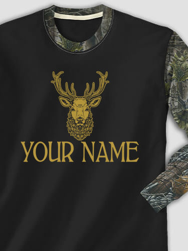 Old Stag : Printed 2-Tone Camo Long Sleeves
