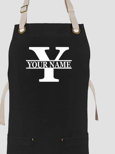 Family Monogram : Printed Canvas Work Aprons