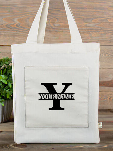 Family Monogram : Canvas Totes