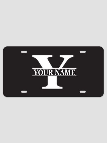 Family Monogram : License Plates