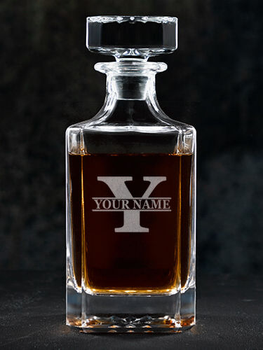 Family Monogram : Whiskey Decanter - Engraved