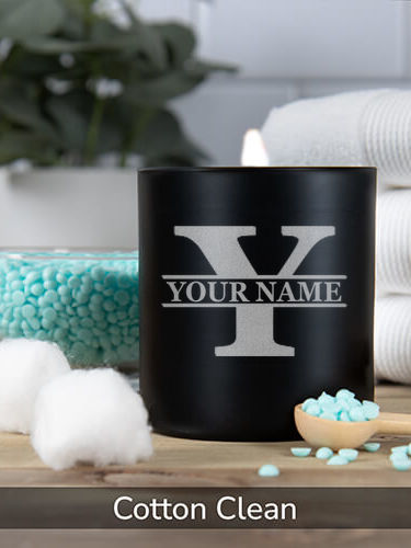 Family Monogram : 11oz. Engraved Scented Candles