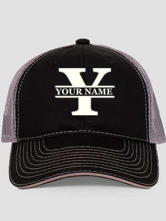 Family Monogram : Embroidered Trucker Hats