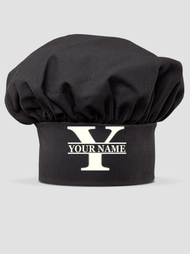 Family Monogram : Embroidered Chef Hat