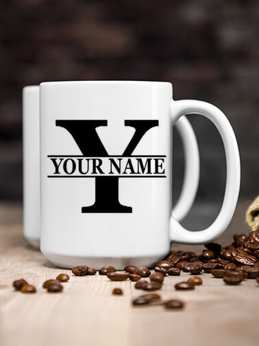 Family Monogram : Ceramic Coffee Mugs