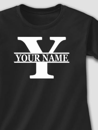 Family Monogram : Adult Ladies Fitted T-Shirt