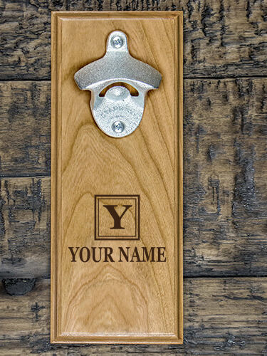 Square Monogram : Bottle Openers - Engraved