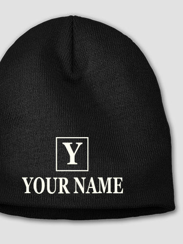 Square Monogram : Embroidered Beanies