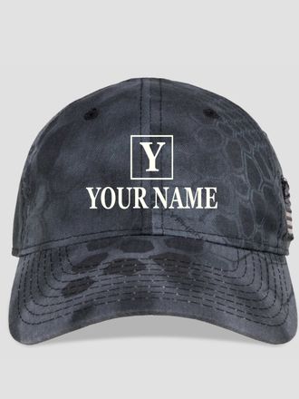 Square Monogram : Embroidered Kryptek Tactical Camo Hats