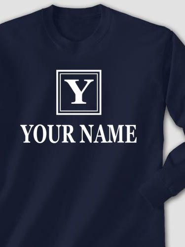 Square Monogram : Printed Long Sleeves