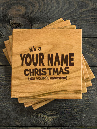 Family Christmas Thing : Coasters - Engraved