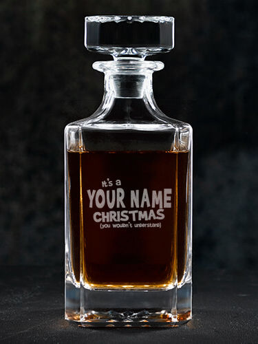 Family Christmas Thing : Whiskey Decanter - Engraved