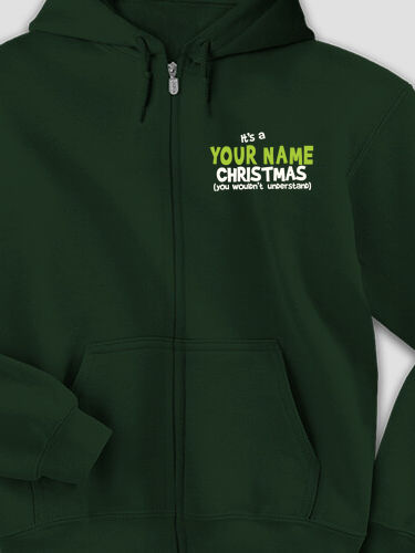 Family Christmas Thing : Embroidered Zip Hoodies