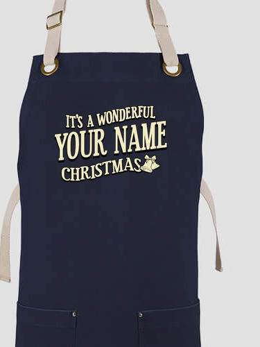 It's A Wonderful Christmas : Printed Canvas Work Aprons