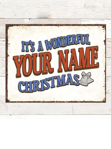 It's A Wonderful Christmas : Tin Signs