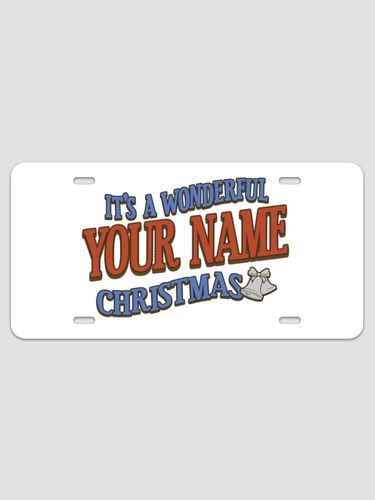 It's A Wonderful Christmas : License Plates