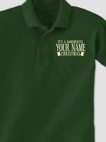 It's A Wonderful Christmas : Embroidered Polo Shirts