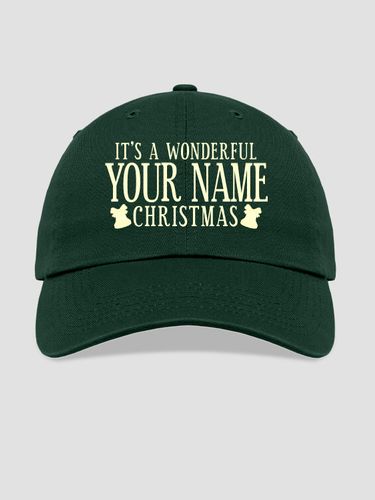 It's A Wonderful Christmas : Embroidered Baseball Hats
