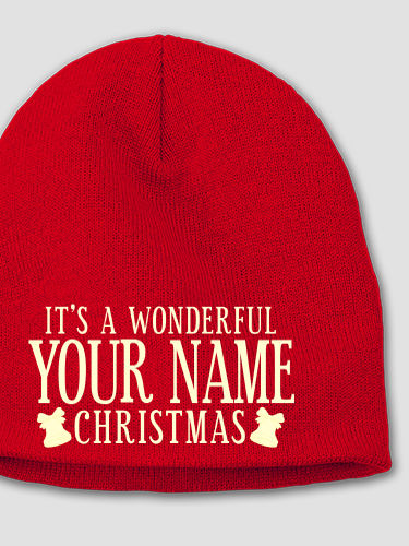 It's A Wonderful Christmas : Embroidered Beanies