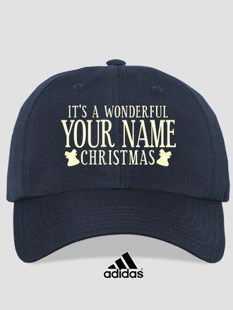 It's A Wonderful Christmas : Embroidered Adidas&reg; Hats