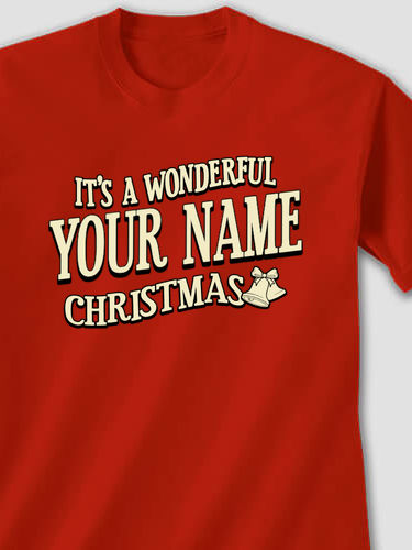 It's A Wonderful Christmas : Printed T-Shirts