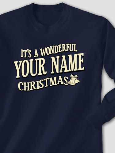 It's A Wonderful Christmas : Printed Long Sleeves