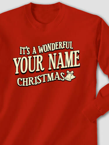 It's A Wonderful Christmas : Printed Long Sleeves