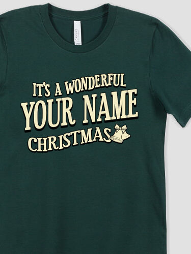 It's A Wonderful Christmas : Premium Printed T-Shirts