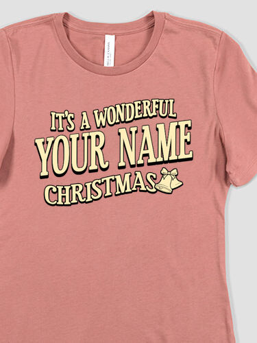 It's A Wonderful Christmas : Premium Ladies T-Shirts