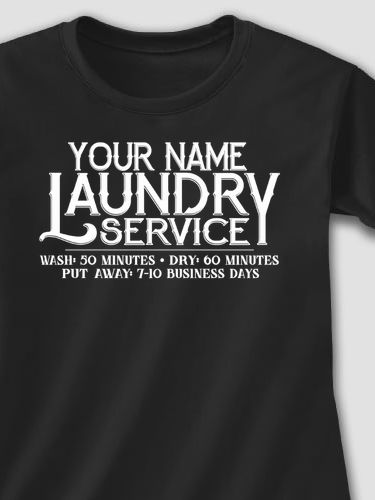 Laundry Service : Adult Ladies Fitted T-Shirt