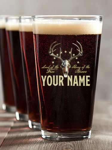 American Hunter : Pint Glasses - Color Printed