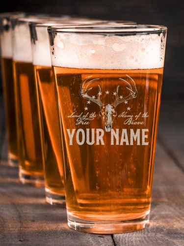 American Hunter : Pint Glasses - Engraved